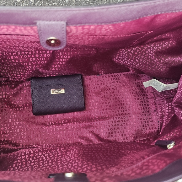 Kate Spade Laurel Way Purple Tote Bag - Picture 9 of 9